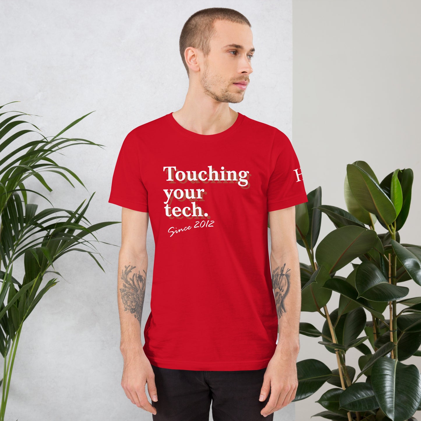 Touching Your Tech - Unisex t-shirt