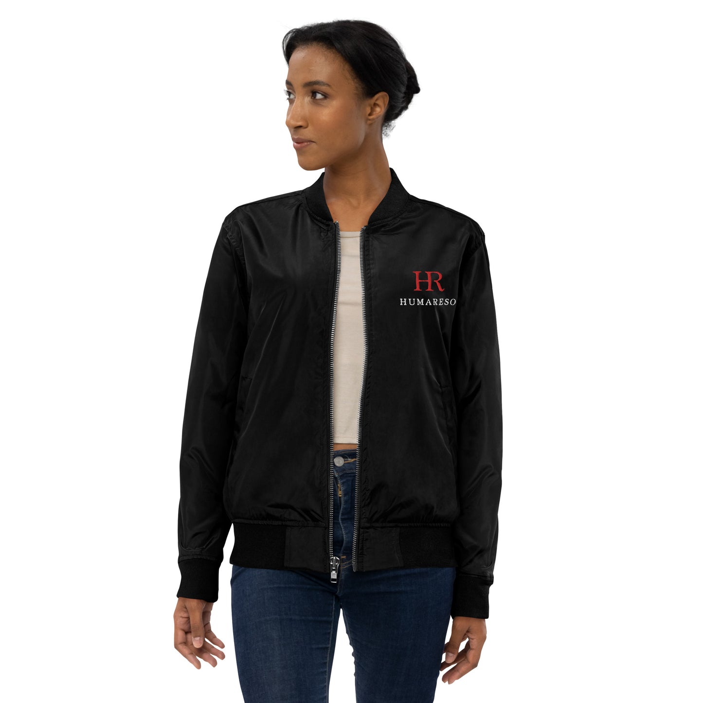 Premium recycled bomber jacket