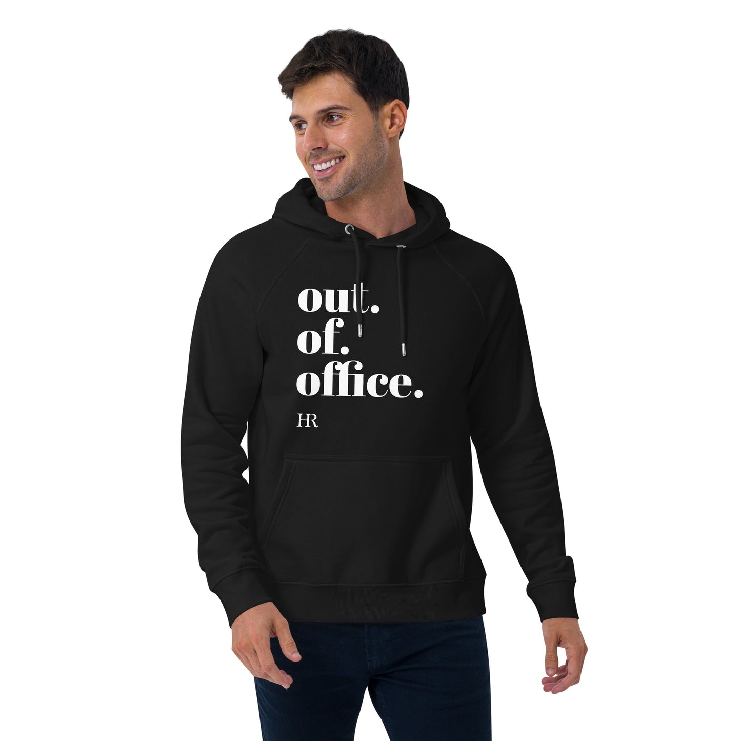 Out Of Office - Unisex eco raglan hoodie