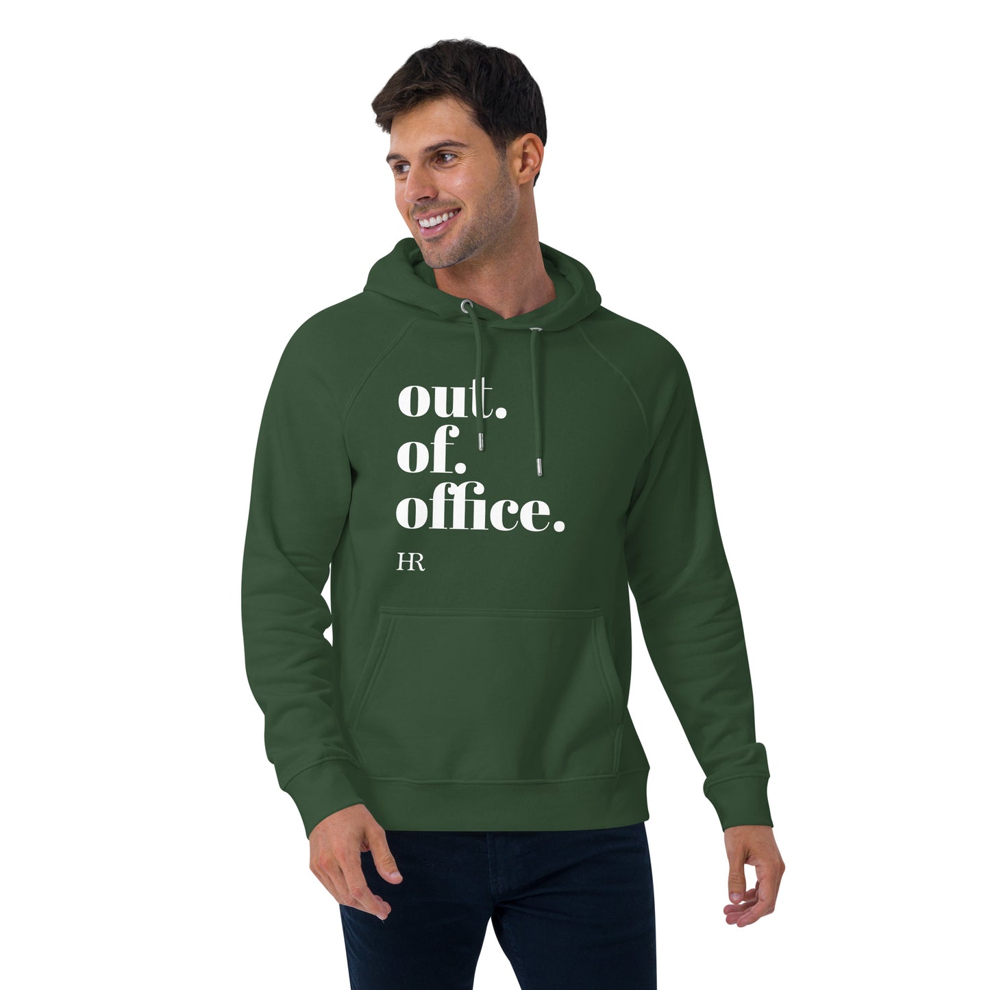 Out Of Office - Unisex eco raglan hoodie