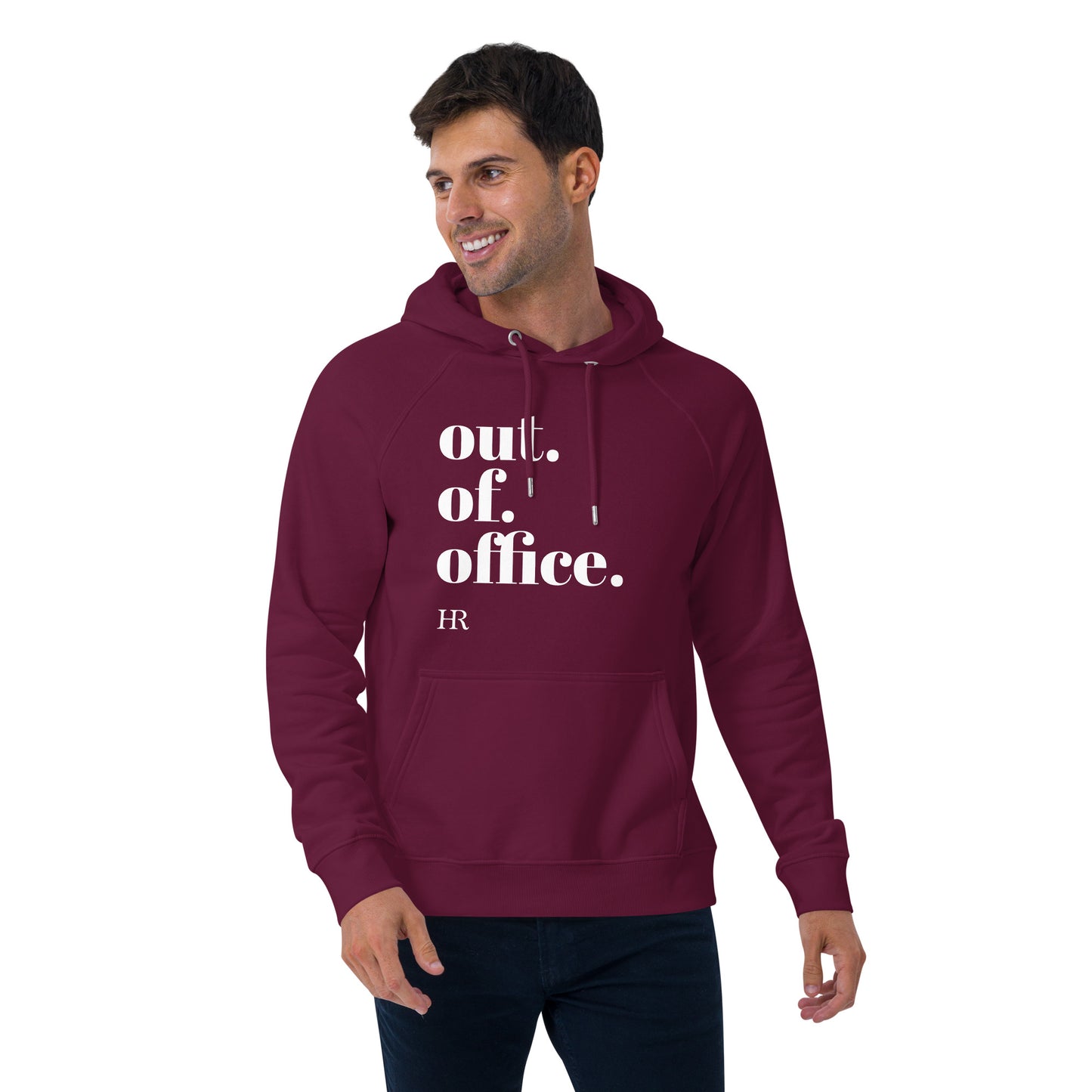 Out Of Office - Unisex eco raglan hoodie