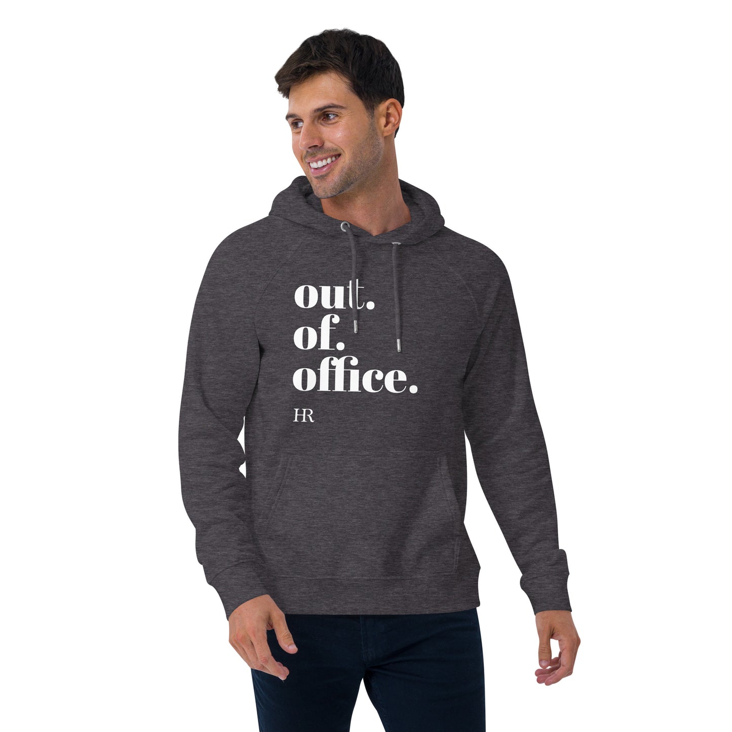 Out Of Office - Unisex eco raglan hoodie