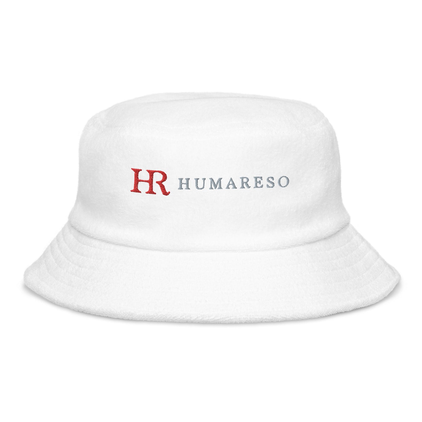 Unstructured terry cloth bucket hat